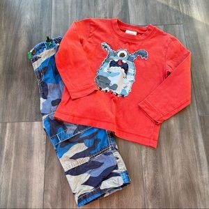 Mini Boden Monster Set Size 2-3 yr